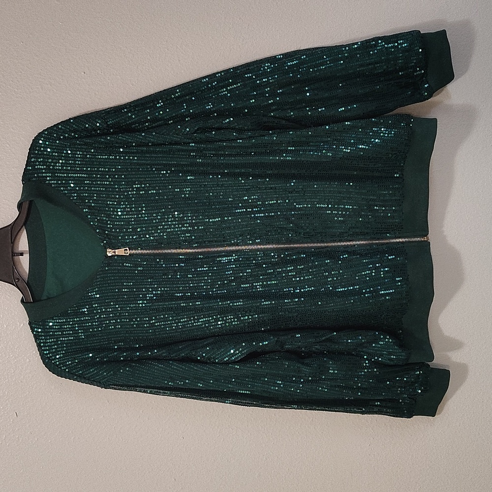 Sequin Green Jacket